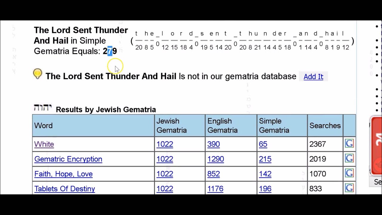 Exodus 923 gematria study of the phrases - YouTube