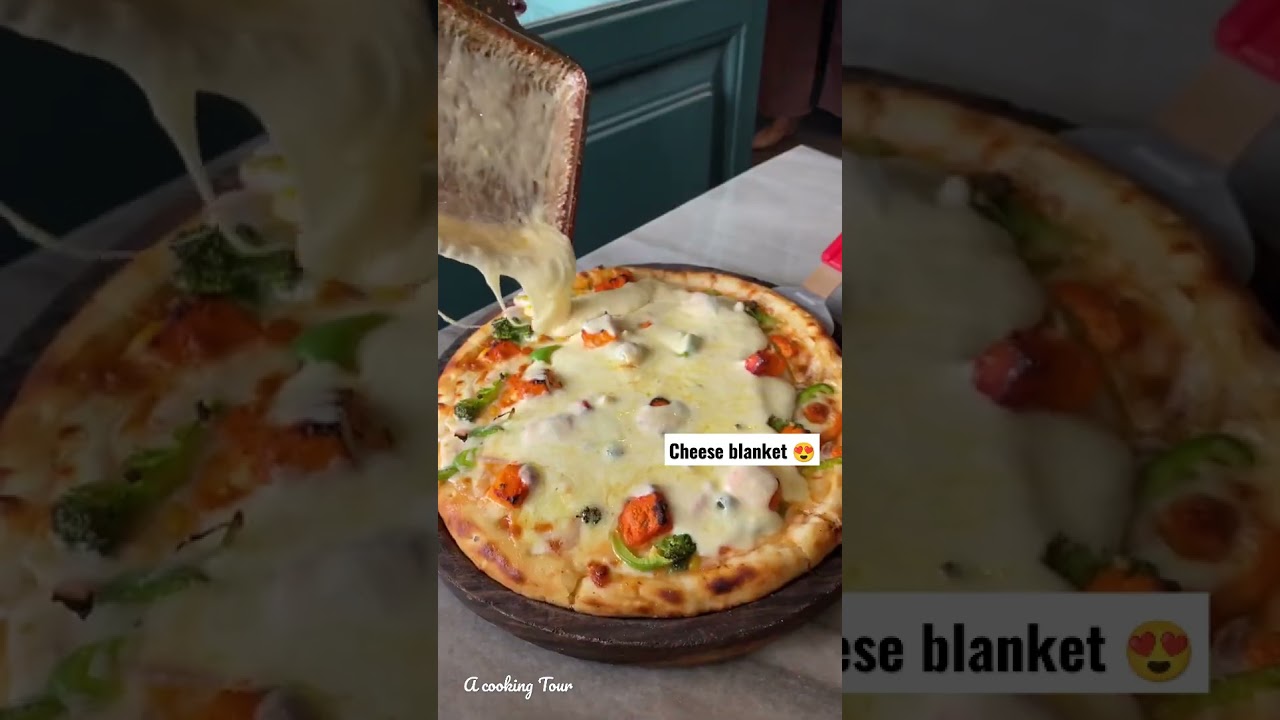 Cheese blanket pizza 😍 shorts viral trending YouTube shorts YouTube
