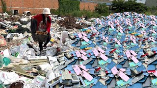 Wow   Found Many Broken Phone & Money$$$ in the Garbage Dump,How to Rstore Oppo A18 destroyed