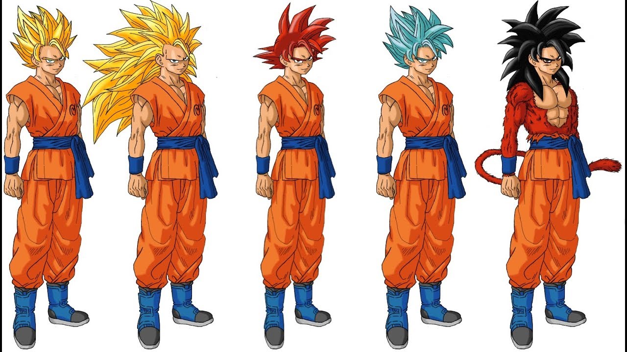 All Saiyan Forms