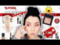 OMG TJ Maxx has MAKEUP ONLINE?! SHOP WITH ME & TRY ON! High End Makeup for Cheap