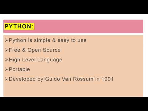 Python short introduction!!!