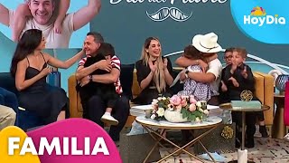 Pancho Uresti y Carlos Calderón reciben emotiva sorpresa de sus familiares | Hoy Día | Telemundo