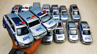 Police car models Technopark unpacking and review! About cars! SUB