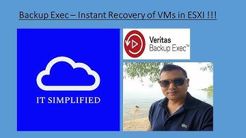Veritas Backup Exec -Instant Recovery(How to Instantly Recover VMs in ESXI?)