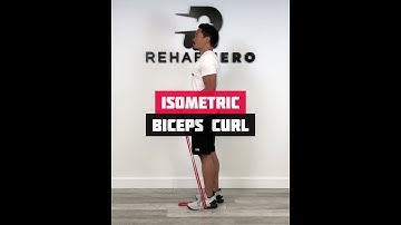 Isometric Biceps Curl - Exercise Band Strengthening