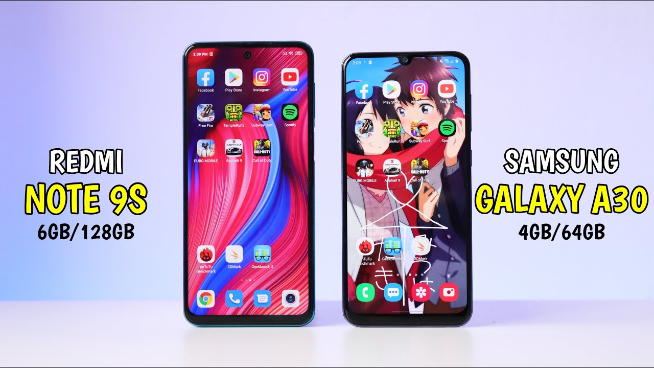 Samsung S9 Vs Redmi Note 9