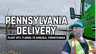 Florida Pickup headed to the NorthEast | FL to PA | Trucking Vlog