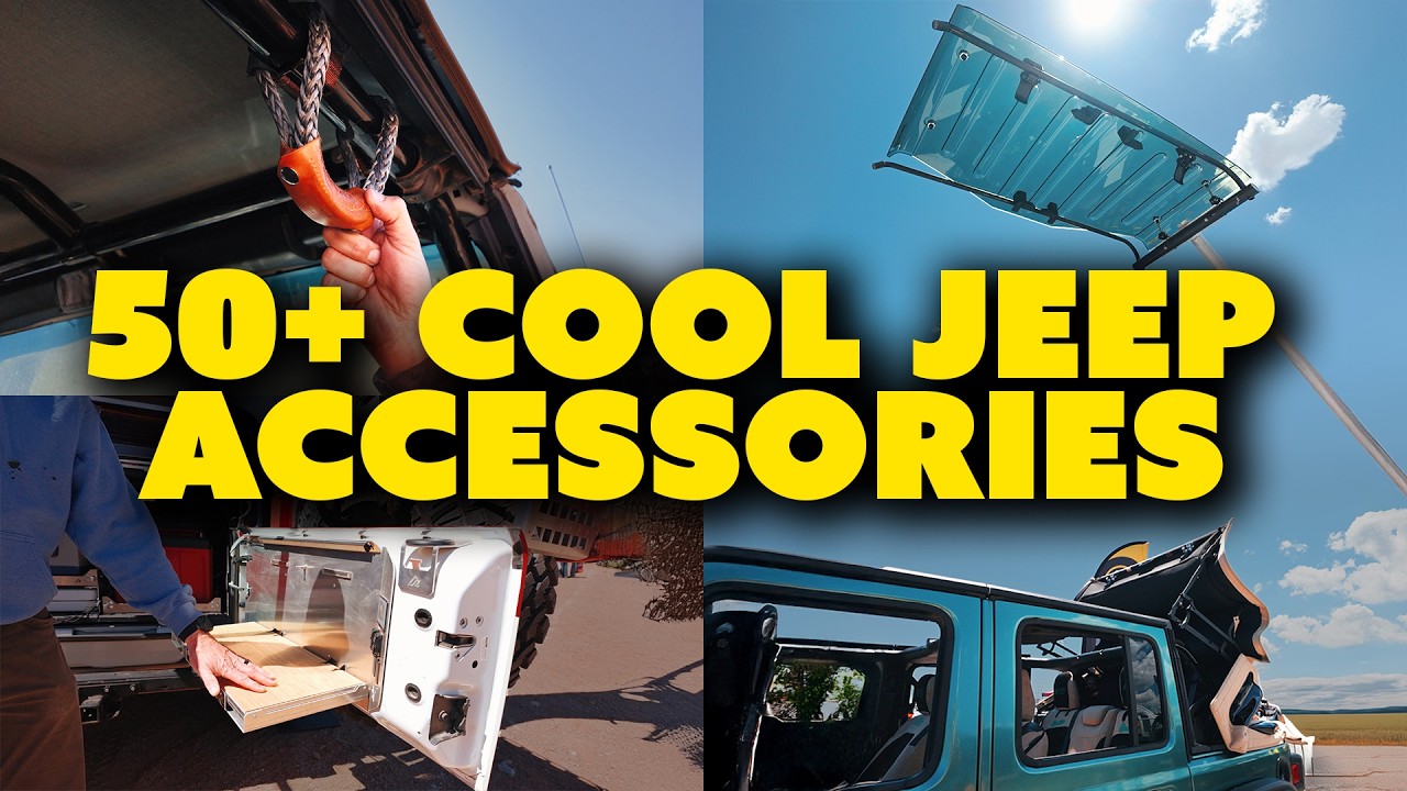 Jeep Stuff 36 Cool Jeep Accessories for Your Jeep Wrangler or Gladiator - YouTube