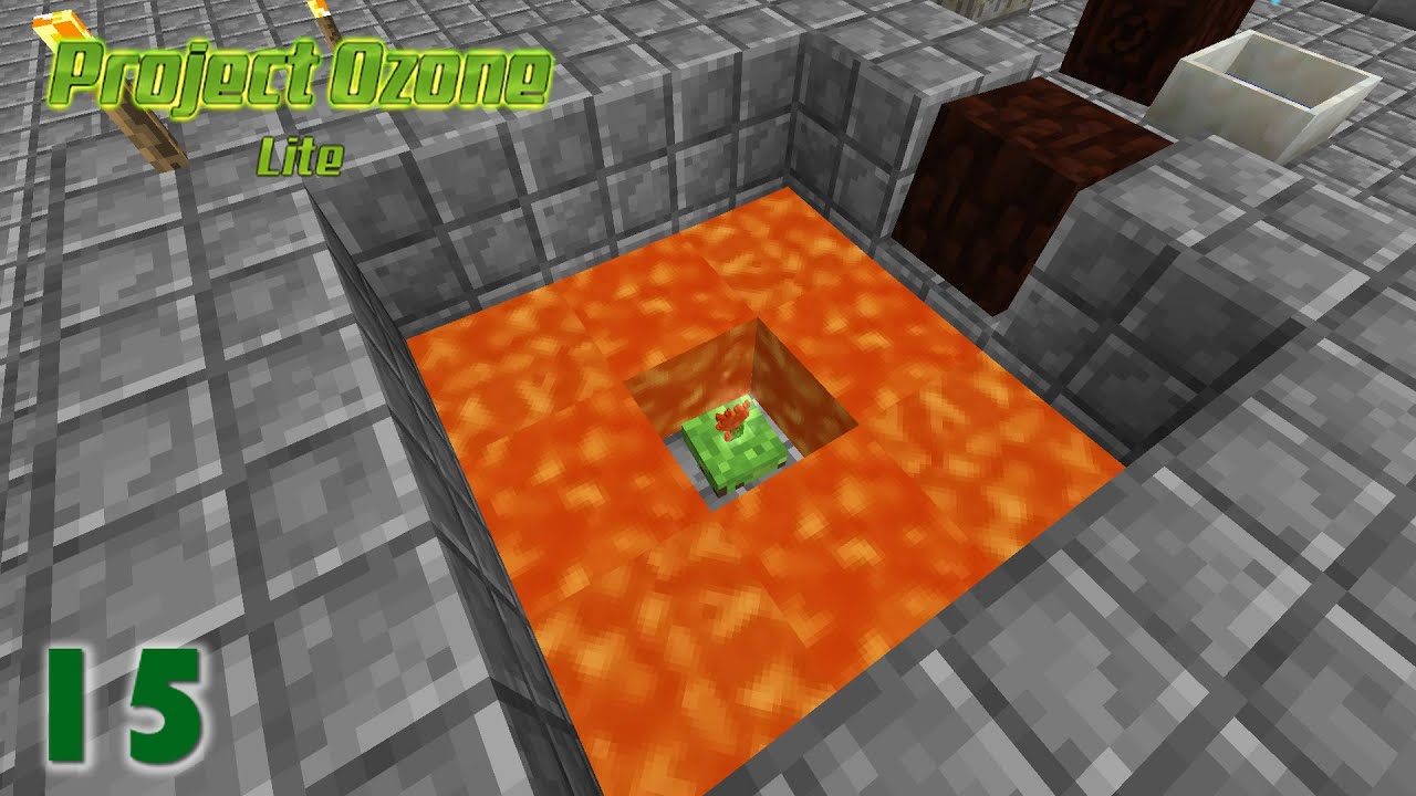 MINECRAFT  MODS -  PROJECT  OZONE  LITE - PARTE  15 - Mana  com Lava e Master Infusion Stone!