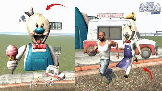 Franklin Fight Ice Scream Man in Indian Bike Driving 3D screenshot 1