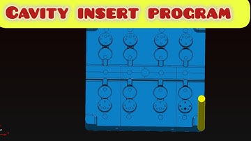Powermill Cavity insert Complete Rough rest semi finish program _ Vmc Programming _ Delcam