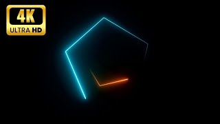 Famous Pentagon Futuristic HUD 4K Neon motion graphics for LED | No Copyright #freedownload Wealth