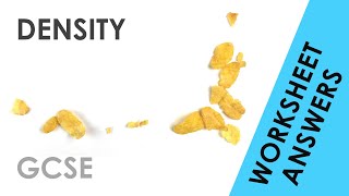 Density - GCSE Physics Worksheet Answers EXPLAINED