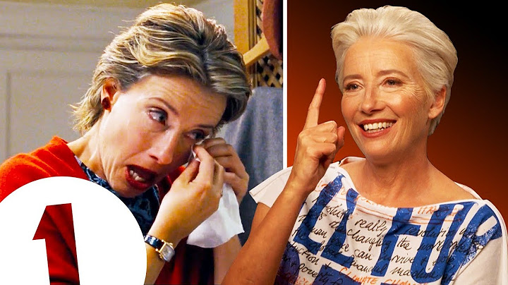 "Don't sigh, don't cry!" Emma Thompson on THAT Love Actually scene, Harry Potter and Late Night.