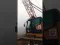 Massive Diaphragm Wall Reinforcement Cage Lowering 🏗️ #shorts #crane