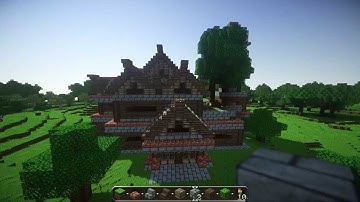 Minecraft Lets Build - Medieval Town - Part 3: Bell Tower