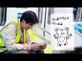 Giving an Encouraging Note to Those Who Work Late into Night | Social Experiment收到陌生人纸条的她在末班地铁上笑得好甜