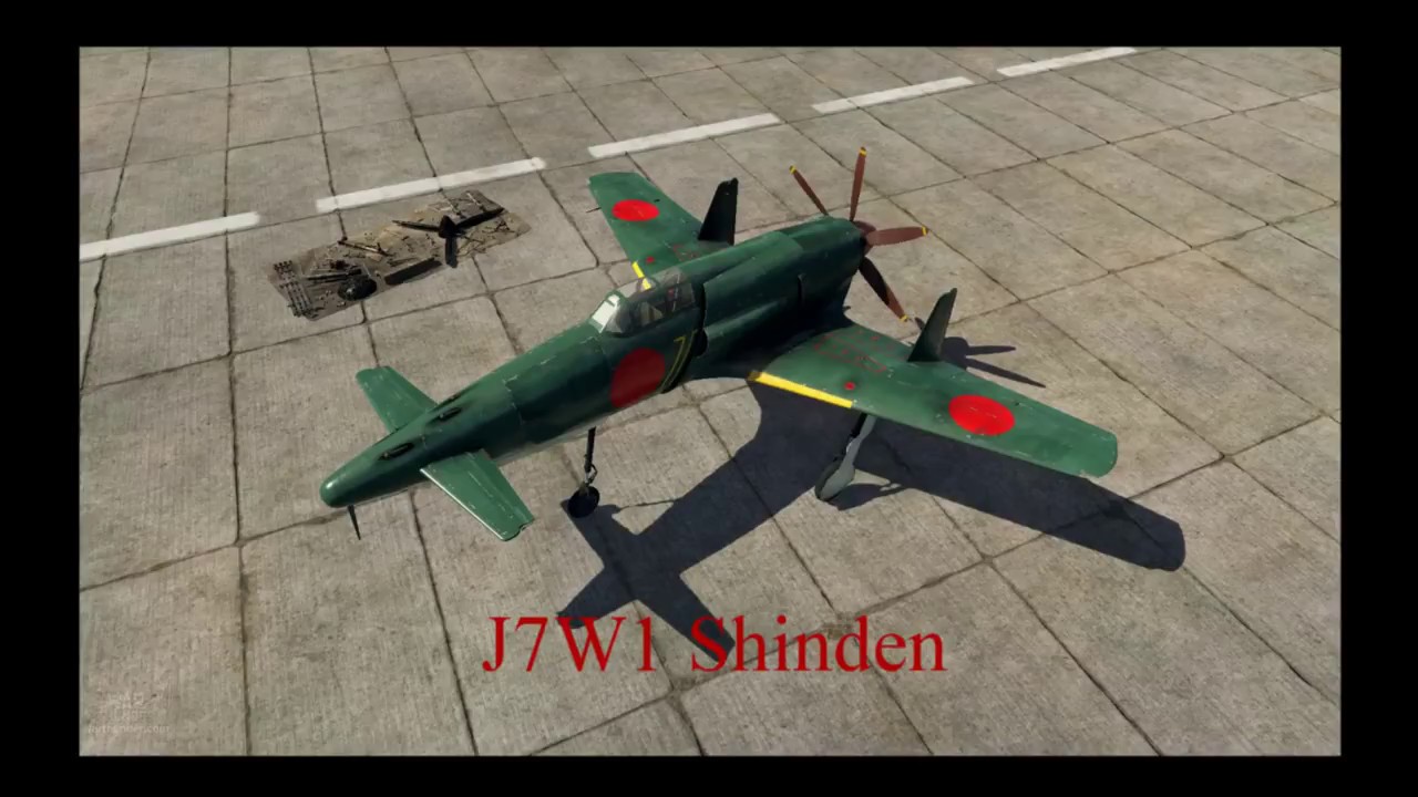 War Thunder - J7W1 Shinden, Lucky kill, Simulator battle