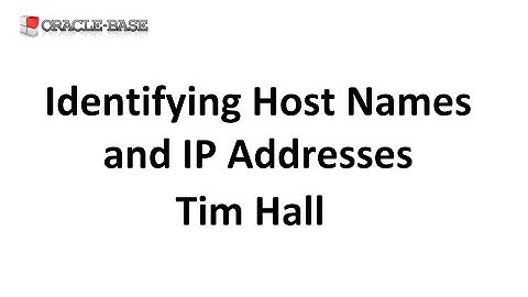Identifying Host Names and IP Addresses in SQL and PL/SQL using Built-in Oracle Functionality