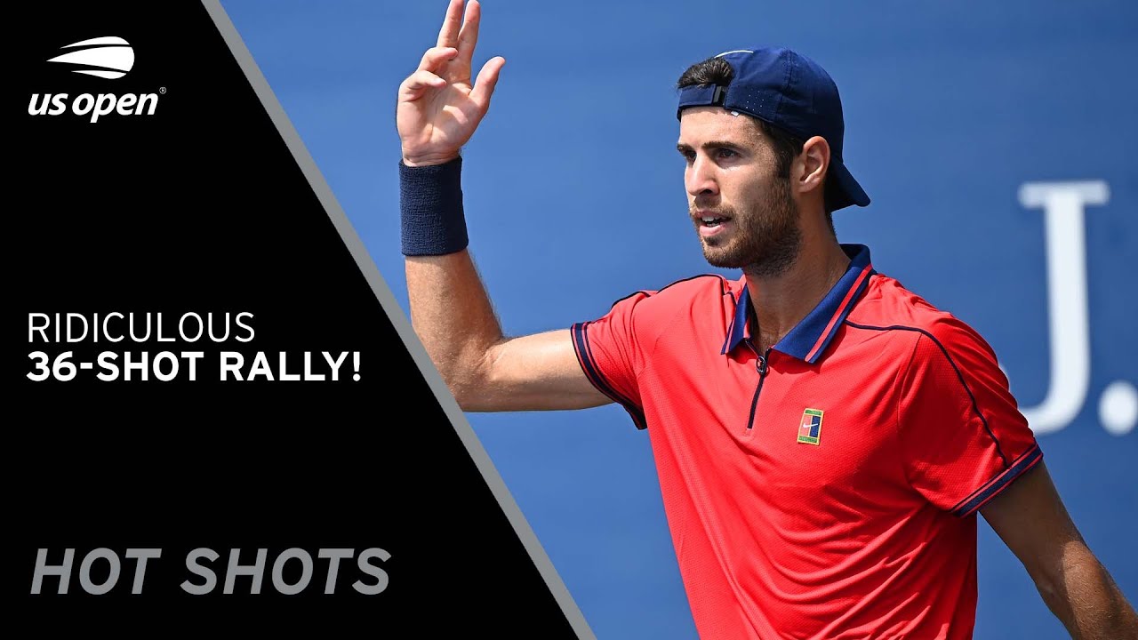Breath-Taking 36-Shot Rally! | Khachanov vs Harris | 2021 US Open