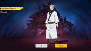I got RYOMEN SUKUNA bundle in Free Fire!!