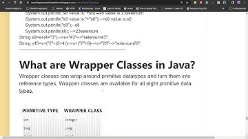 CoreJava Strings Programs Wrapper Classes Feb 14 2024