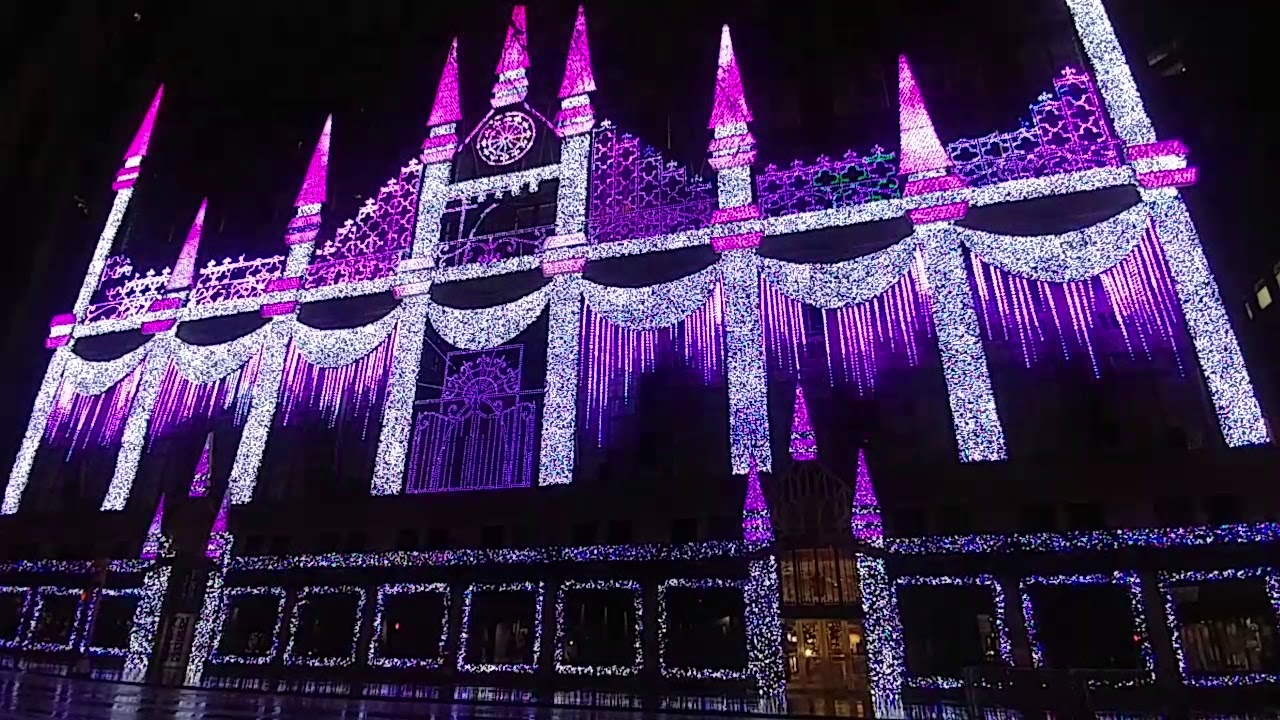 Saks Fifth Avenue 2017 Holiday Light Show Test YouTube saks-fifth-avenue-2017-holiday-light-show-test-youtube