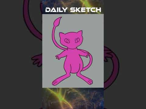 Mew pokemon Daily Sketch