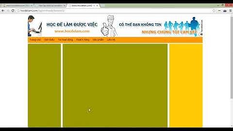 Bài 11 Tạo hiệu ứng cho các mục trên menu Lap trinh web với html css php mysql 720p