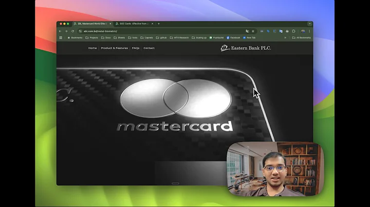 EBL Premium Metal Biometric Card | Full Review of EBL Mastercard World Elite