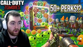 Plants Vs Zombies Custom Map But With 50+ Perks! (INSANE!)