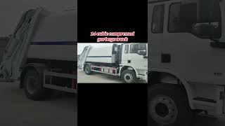 Two 14-cubic-meter compressed garbage trucks are ready, #compressedgarbagetruck #Shaanxi Automobile