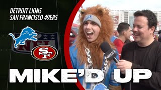 MIKE’D UP | NFC CHAMPIONSHIP SAN FRANCISCO 49ERS VS DETROIT LIONS | MICHAEL TURNER