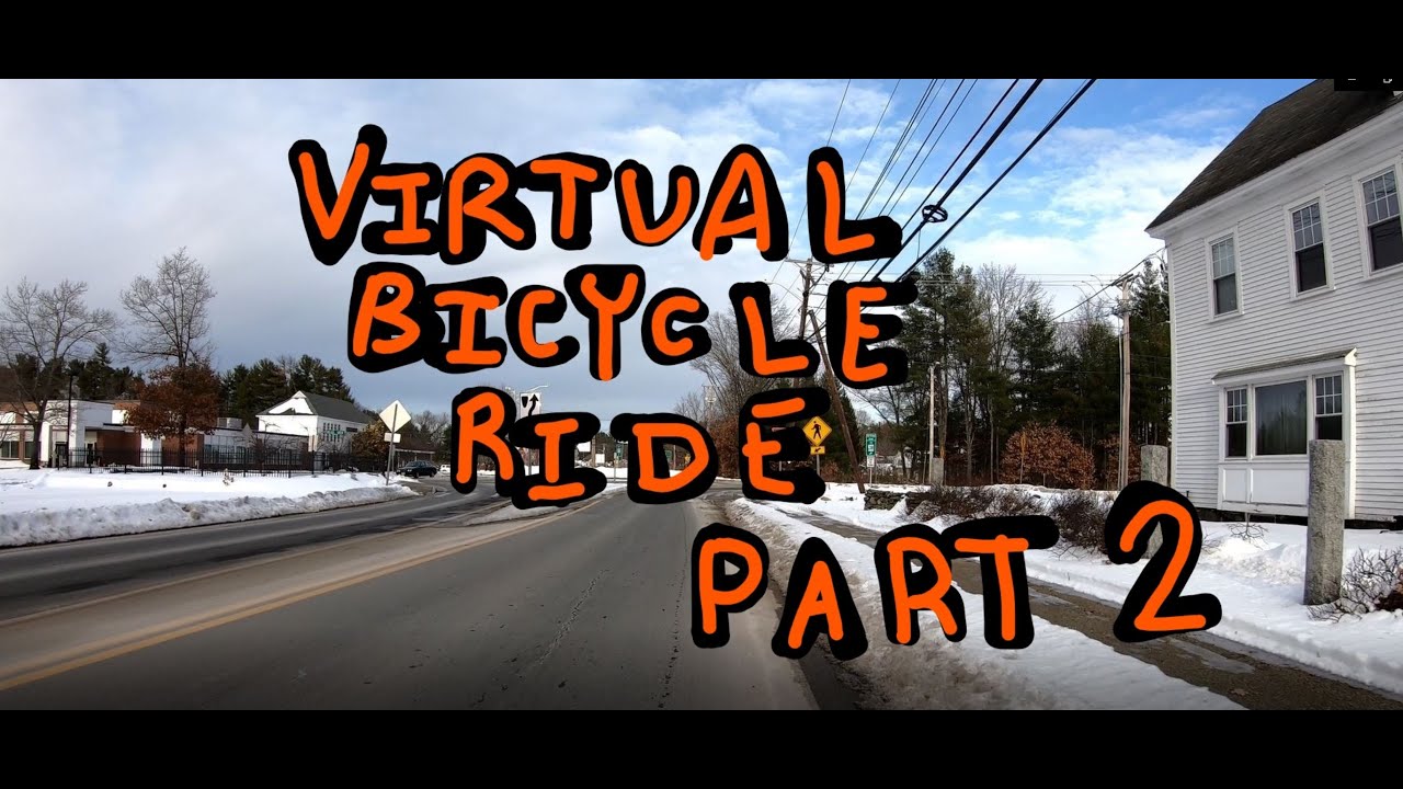 4K Virtual Bicycle Ride 2020 12 23 Pelham Rotary Loop A Part 2 YouTube