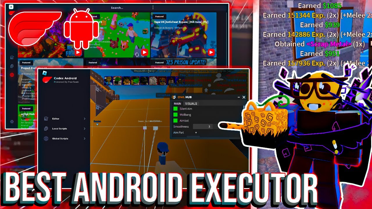 NO KEY) NEW FREE ROBLOX EXPLOIT/EXECUTOR CODEX FOR FOR MOBILE/ANDROID 