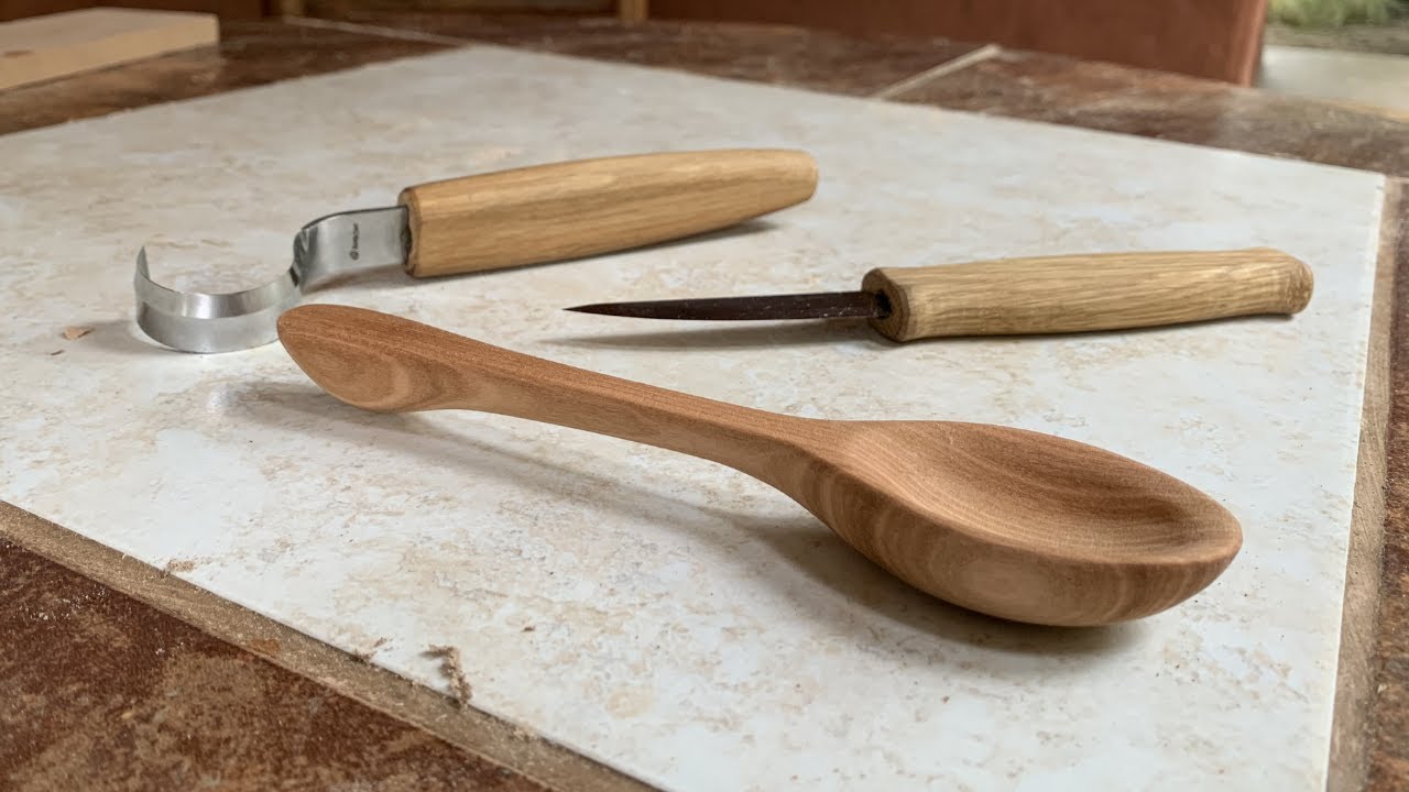 TALLAR cuchara MADERA a MANO - YouTube
