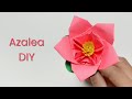 How to Make Azalea Flowers From Paper -  Easy Tutorial