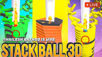 🔴 Stack Ball 3D Live 🏀 Shailesh Rathod is Live 🔴 #stackbounce #ytshorts #short #shortfeed