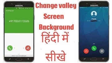 Change Caller Screen Background On Any Android Phones video in hindi