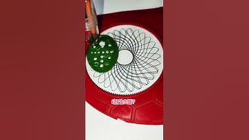 How many rotations did the pen make in total? ?? #Spirograph #satisfying #shorts