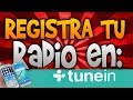 Registrar nuestra señal de radio en tunein