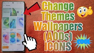 Honor Magic 5 Lite How to Change THEMES/AODs/WALLPAPERS/ICONS &amp; More