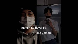 Namjin Ile Hayal Et🍷Aile Yemeği 🍷(Müzik Bulamadım Amk) Resimi