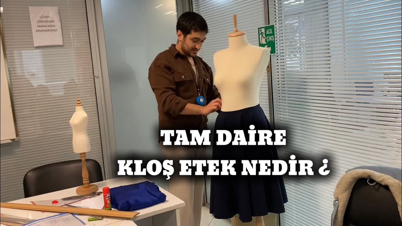 KLOŞ ETEK-TAM DAİRE ETEK /3DAKİKADA TÜM DETAYLAR 👗