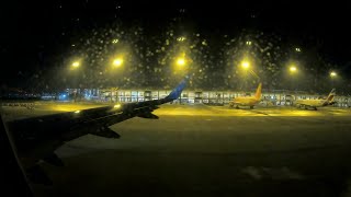 Eurowings A320: Night Takeoff from Berlin-Brandenburg