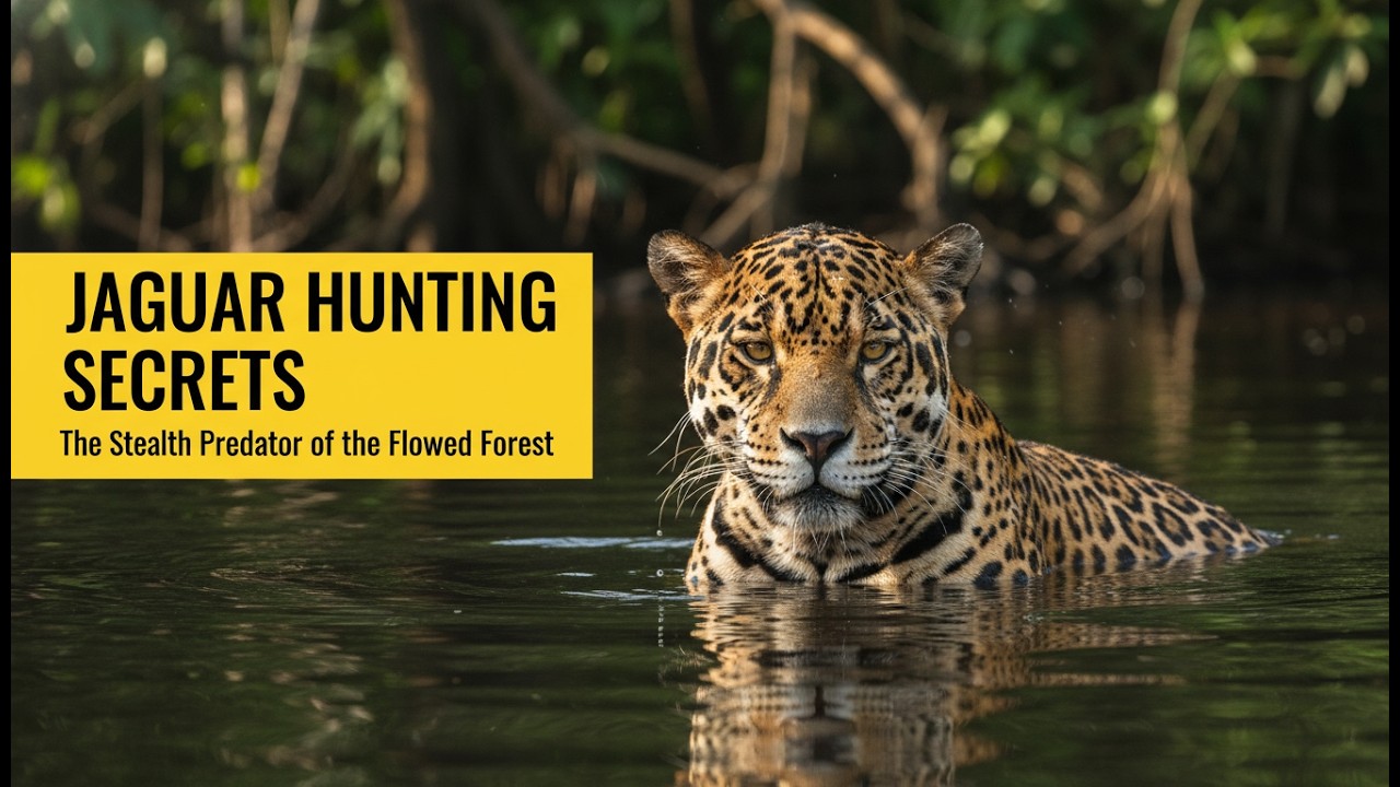 Jaguar Hunting Secrets: The Stealth Predator of the Flooded Forest ...
