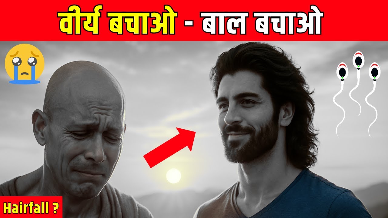 😢 Brahmacharya से बाल बचेंगे या नहीं? | Brahmacharya Hair Regrowth | Brahmacharya Motivation 🔥