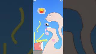 techno gamer playing eating simulator game #funny #animation #gaming