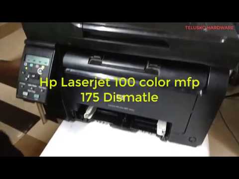 hp laserjet 100 Dismantle - YouTube